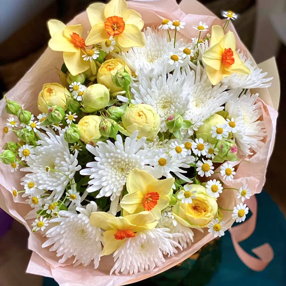 Букеты с нарциссами