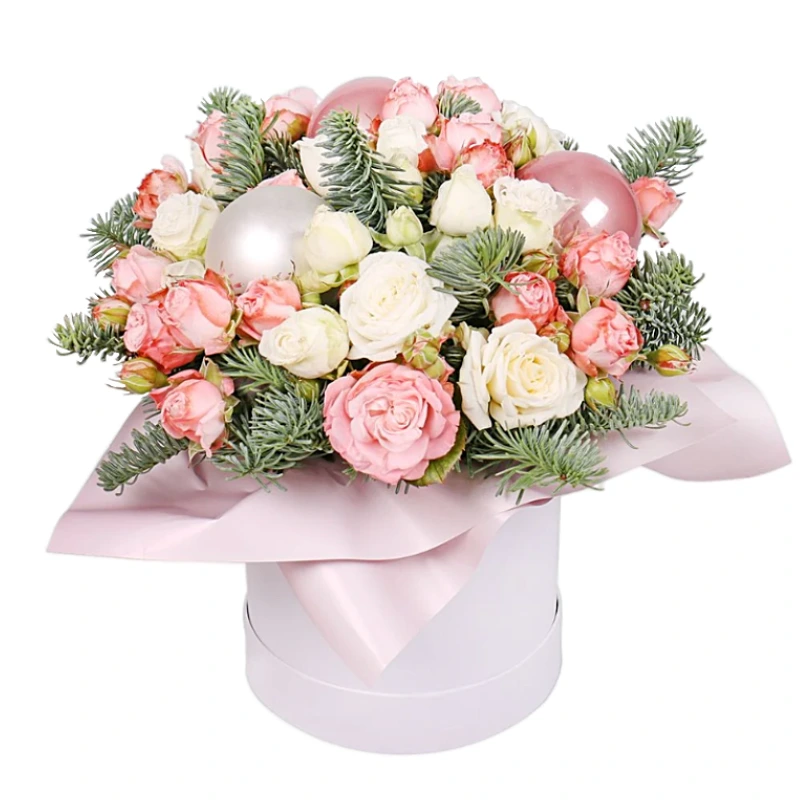 Композиция в шляпной коробке 