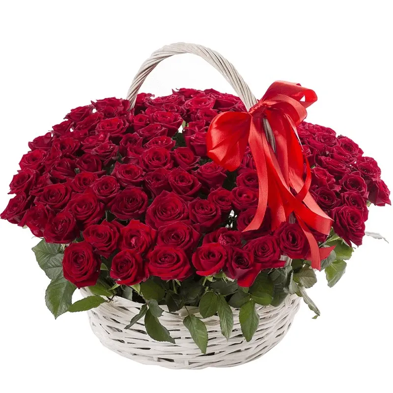 Корзина с цветами «Цветочная песня»